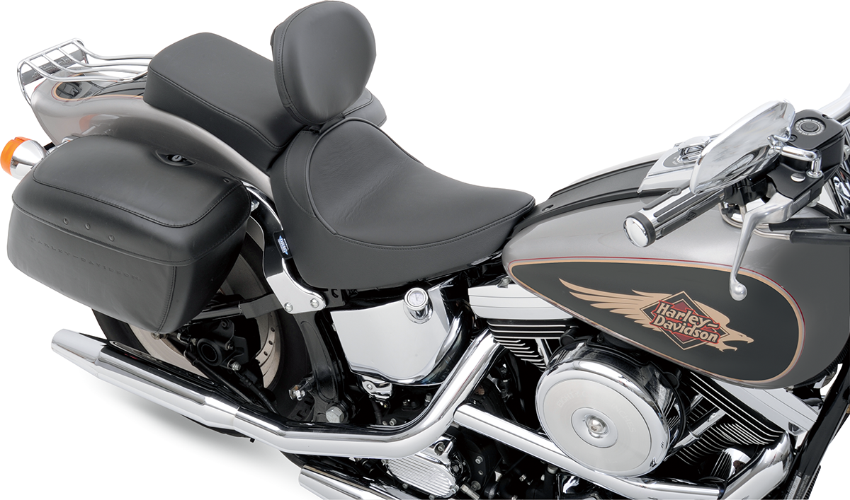 Backrest Compatible Solo Seat — Smooth - Solo Seat - Smooth - Driver Backrest - FXST/FLST '84-'99 [0802-0618] - Image 6