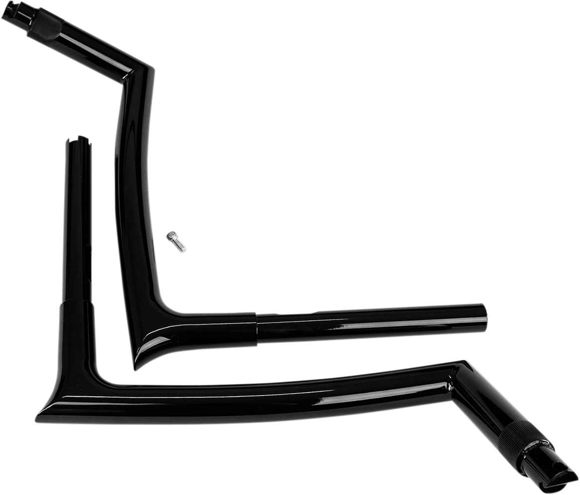 1-1/4" EZ Install Pointed Top Handlebar - 12" - Black [0601-4765] - Image 5