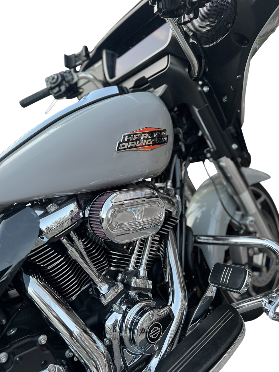 Oval Air Cleaner Kit - Chrome - Touring/Softail [1010-3207] - Image 4