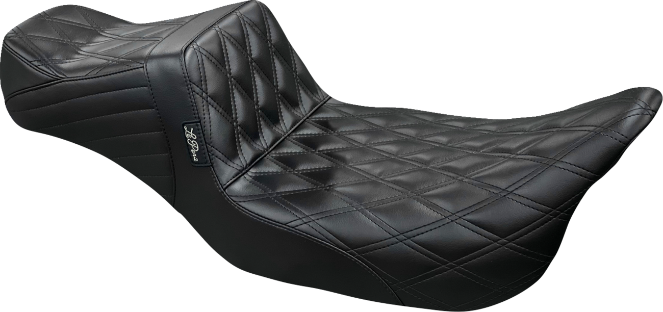 Tailwhip Daddy Long Legs Seat - Double Diamond - Black - Touring '08-'24 [0801-1438]