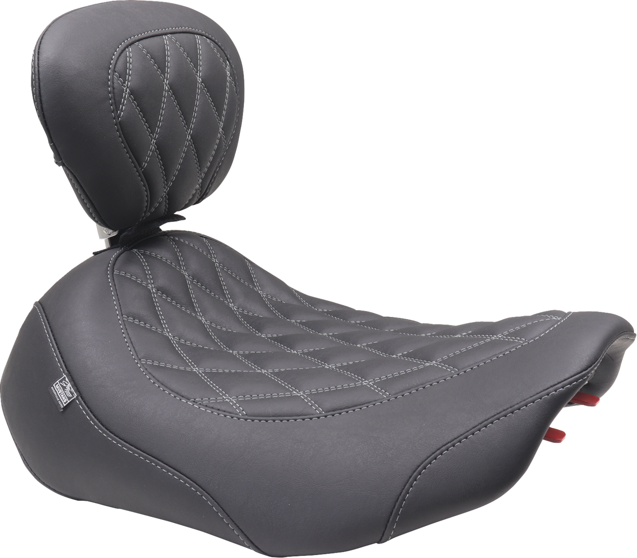 Wide Tripper™ Solo Seat - Wide Tripper™ Seat - Solo - Gun Metal Stitching - FLT/FLH '23-'25 [0801-2017]