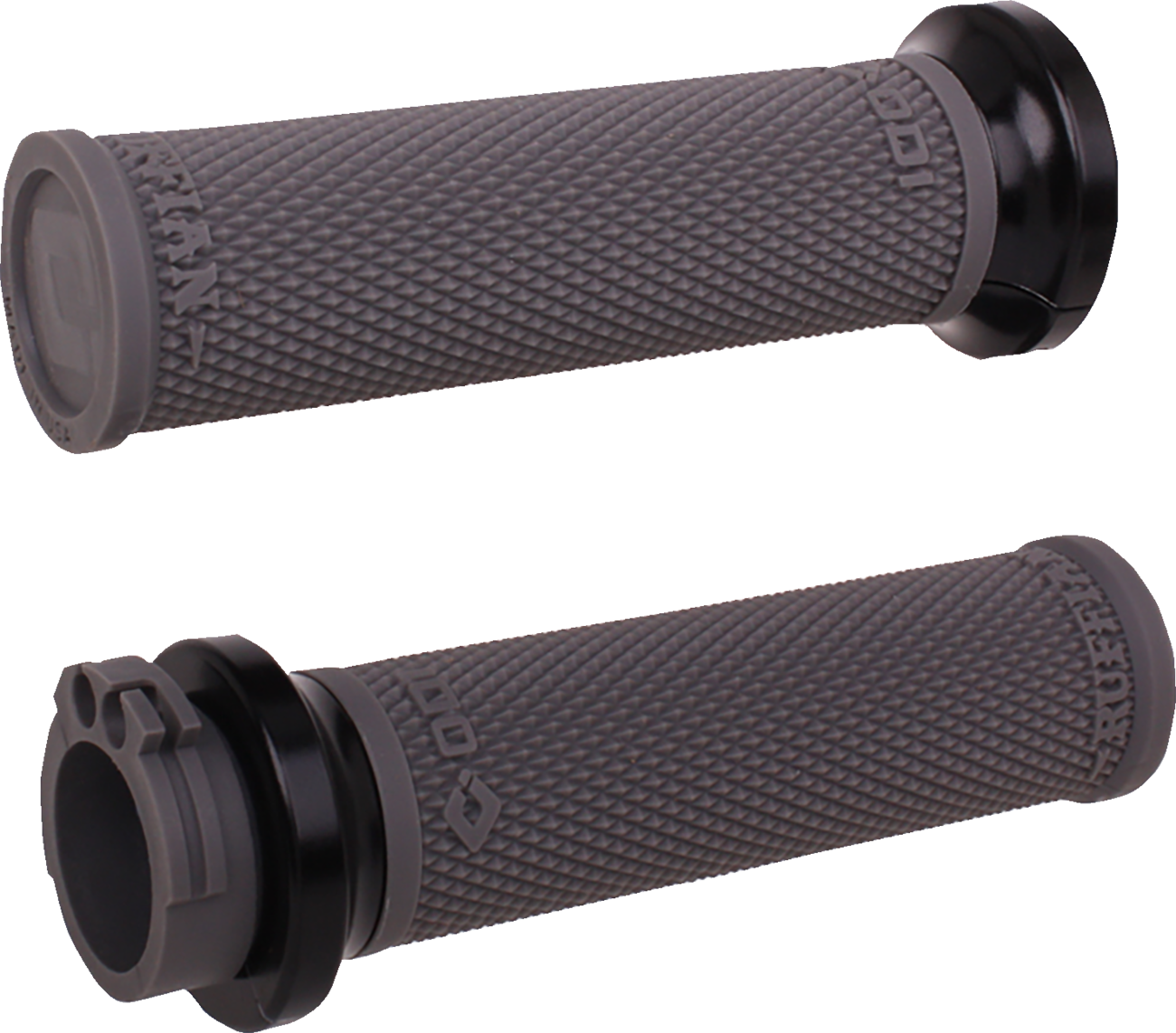 Ruffian Lock-On Street Grips - Cable - Graphite/Black [0630-3398]