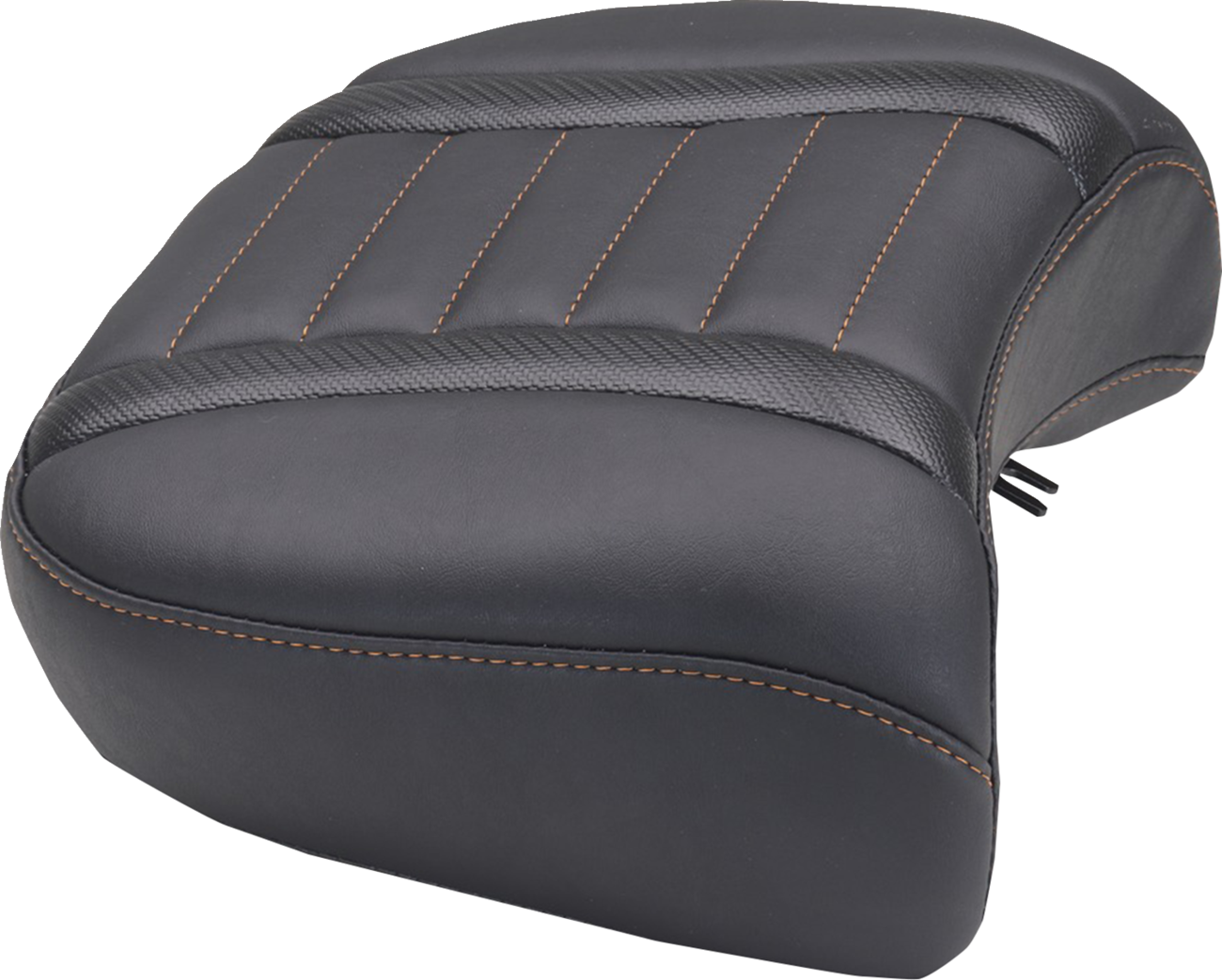 Wide Deluxe Touring Passenger Seat - Deluxe Passenger Seat - Wide - Mandarin Orange Stitch - FLT/FLH '23-'25 [0801-2121]