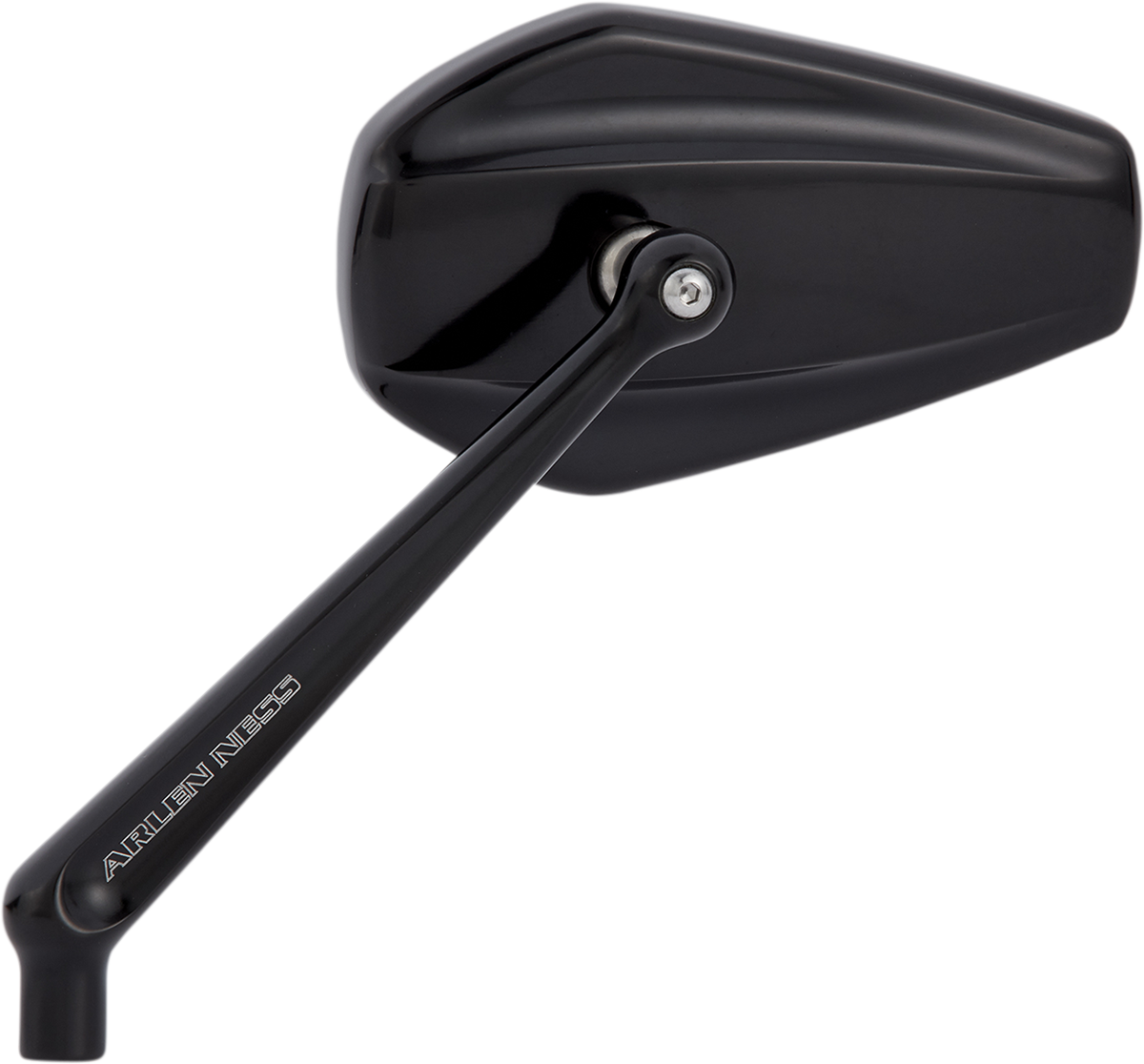 Mini Stocker Forged Mirror - Mirror - Mini/Stocker - Side View - Hexagon - Black - Right [0640-1394]
