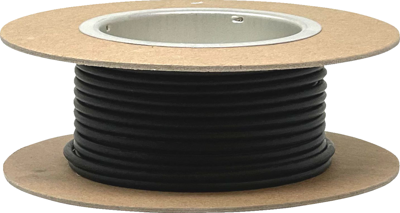 GXL Copper Wire - 25' GXL Wire Spool - 12 Gauge - Black [2120-1285]