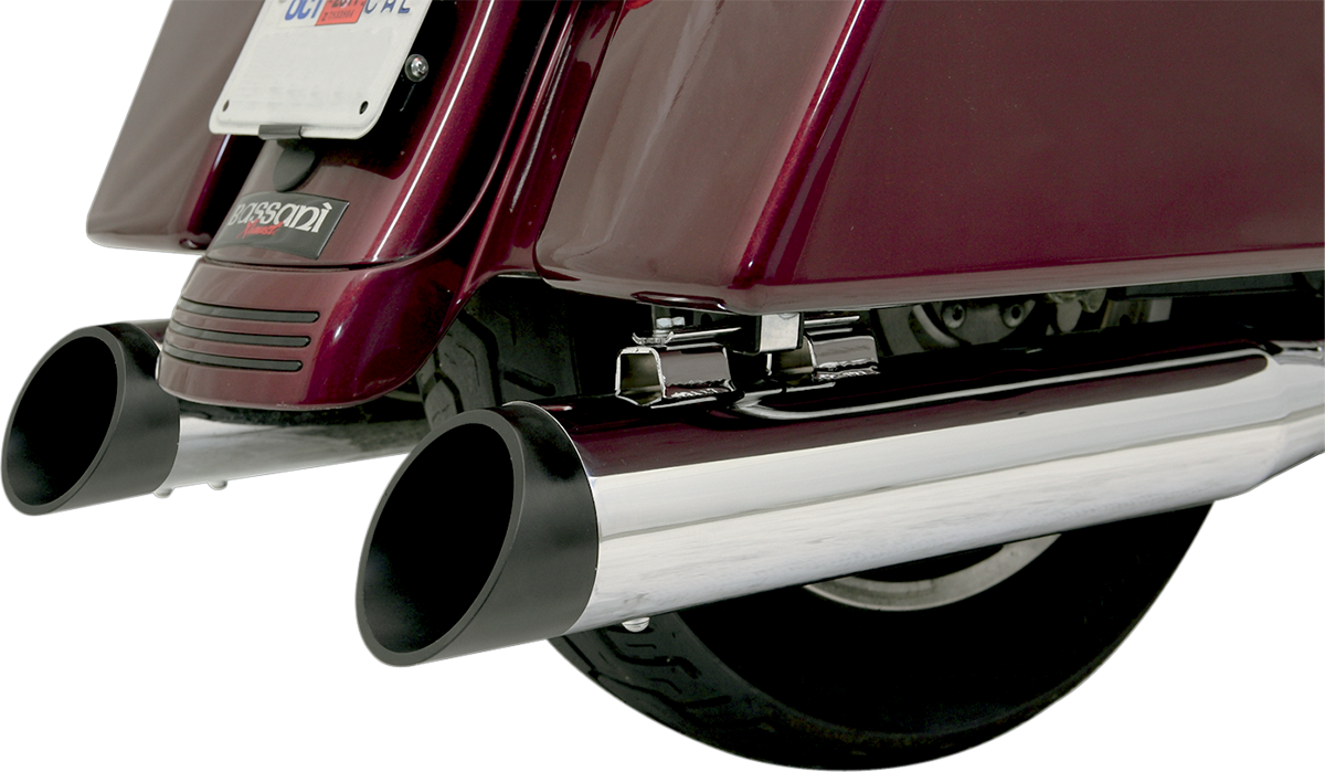 Optional B1-Syle Quick-Change End Caps — Slash-Cut - 4" End Cap - Black - Slash [1861-0754]