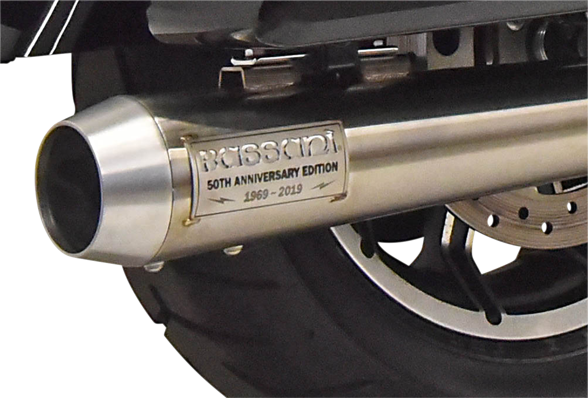 2-into-1 50th Anniversary Road Rage III Exhaust System - Stainless Steel - M8 FL [1800-2440] - Image 2