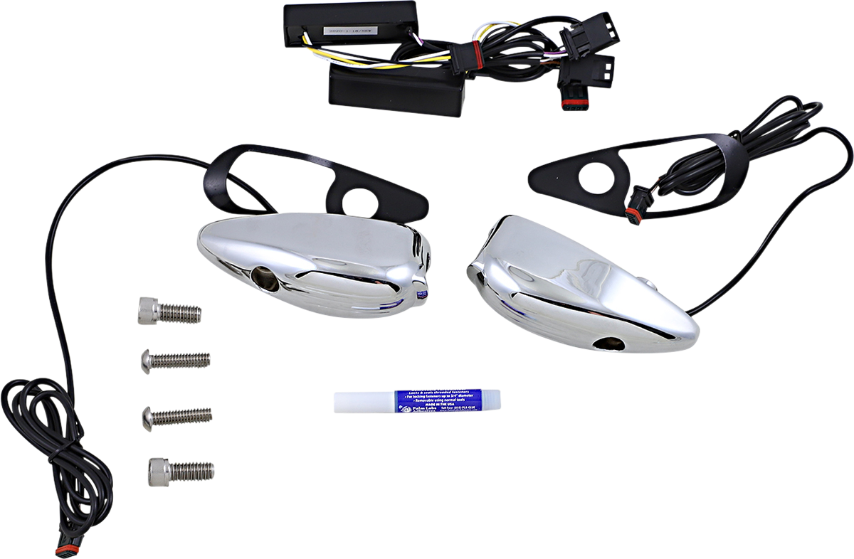 ProBEAM Road Glide Turn Signals - Turn Signal - FLTR - Chrome [2020-1872]