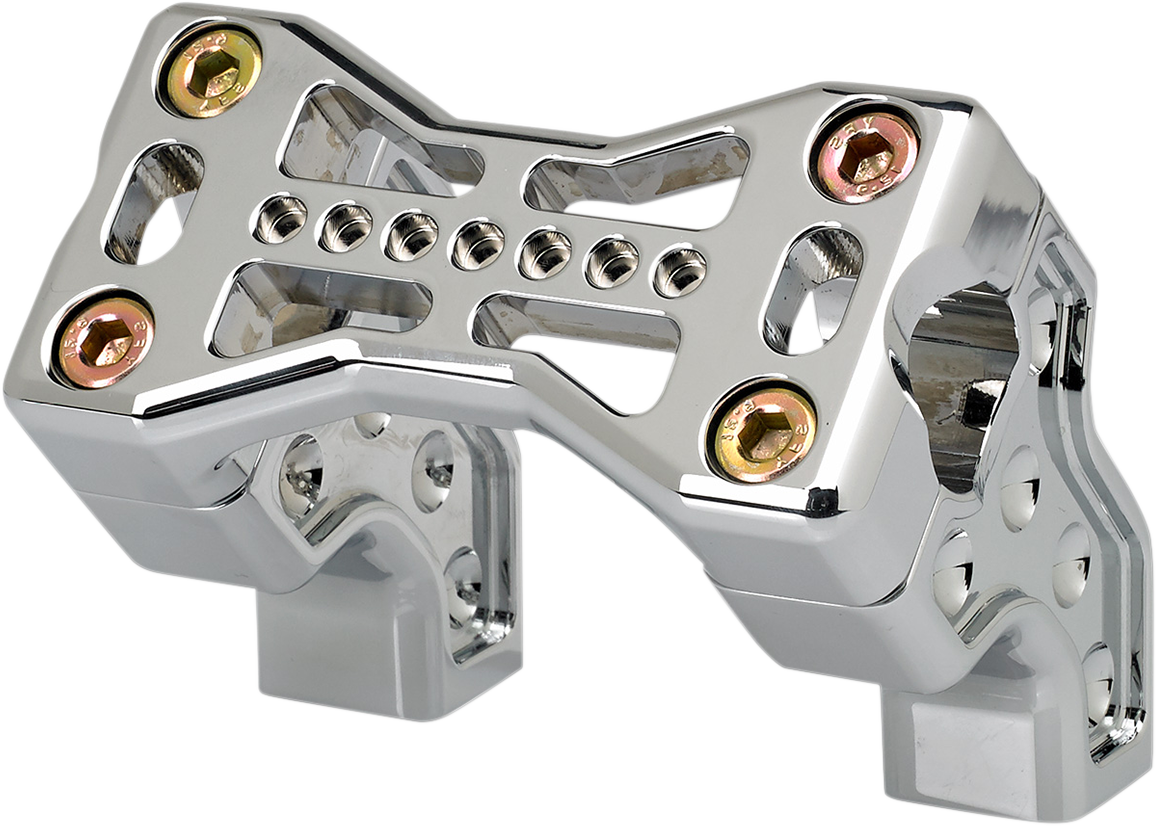 Bridge Handlebar Riser Kit - Pullback - Chrome [0602-0911]