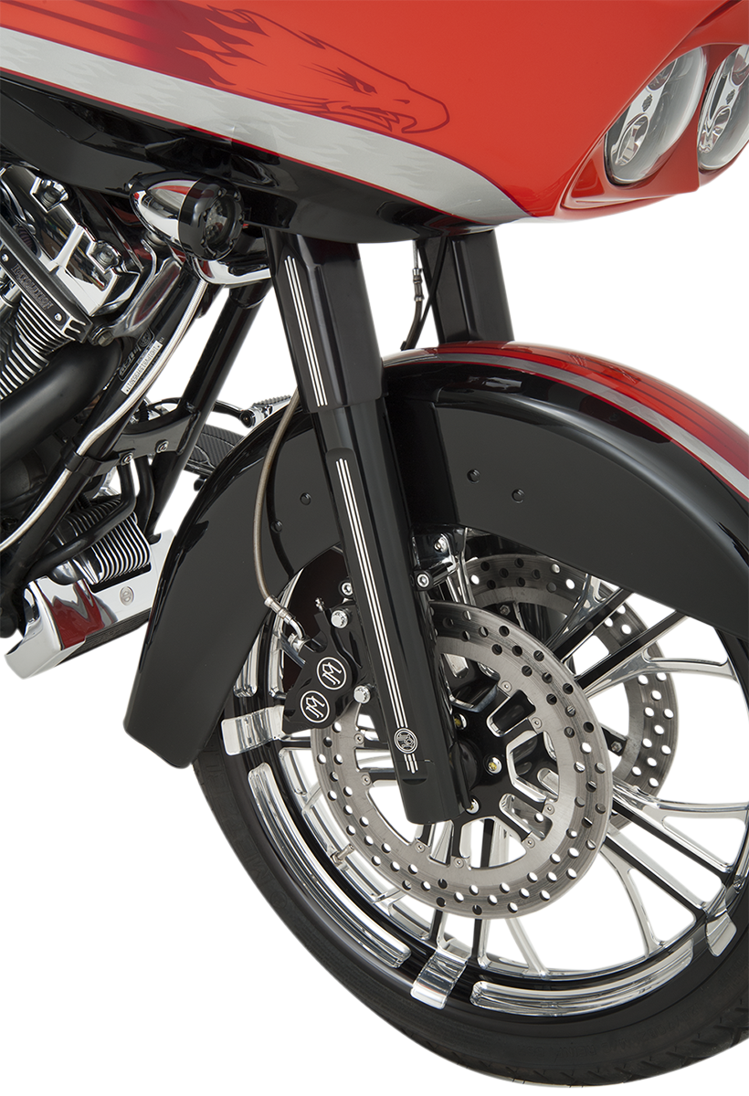 Fork Leg Kit — Black - Fork Leg Kit - Black - Lower - Dual Disc - Contrast Cut - '08-'13 [0403-0070] - Image 3