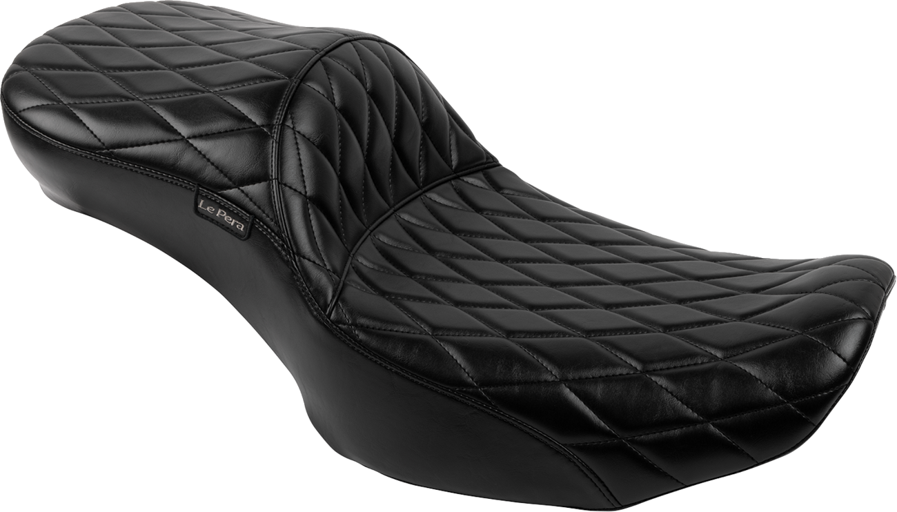 Maverick Daddy Long Legs Seat - Without Backrest - Diamond Stitched - FLH/FLT '23-'25 [0801-1876]