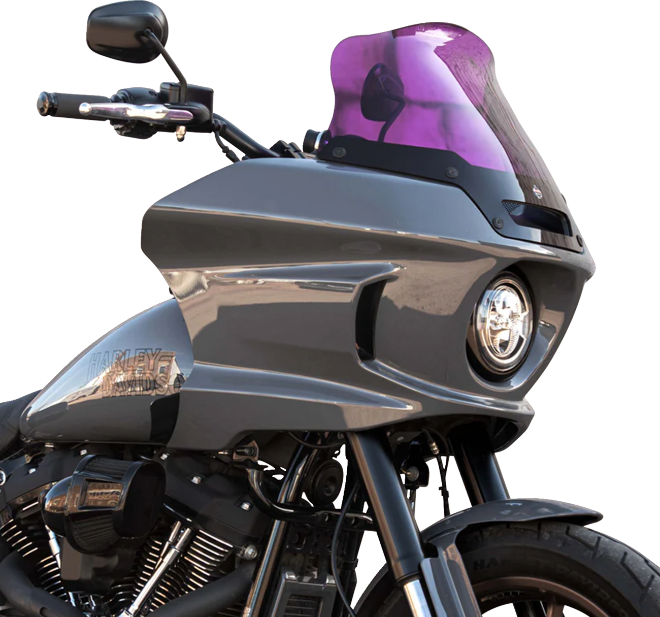 Kolor Flare® Windshield - 8" - Purple - '22-'25 FXLRST [2310-0844] - Image 2