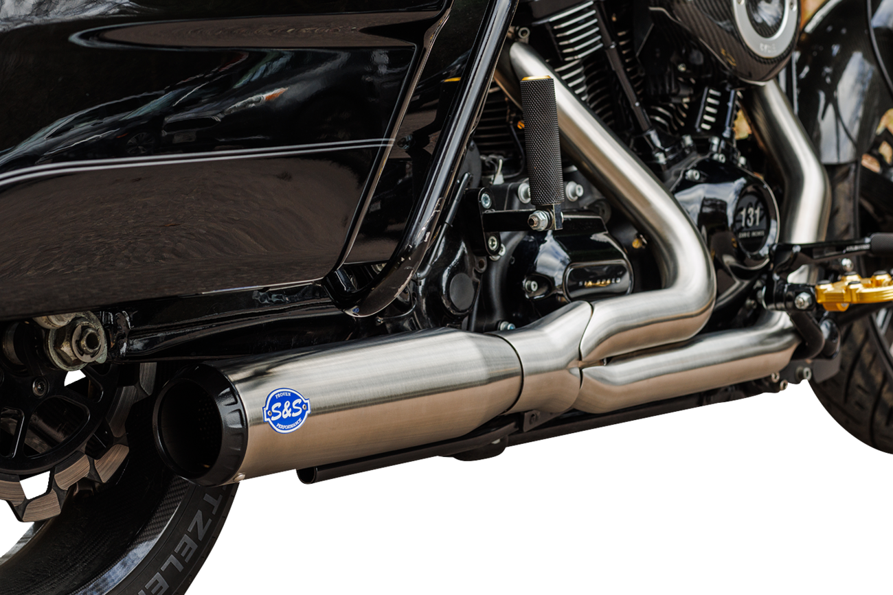 2-into-1 Qualifier Exhaust System - Race Only - Brushed Stainless [1800-2686] - Image 3