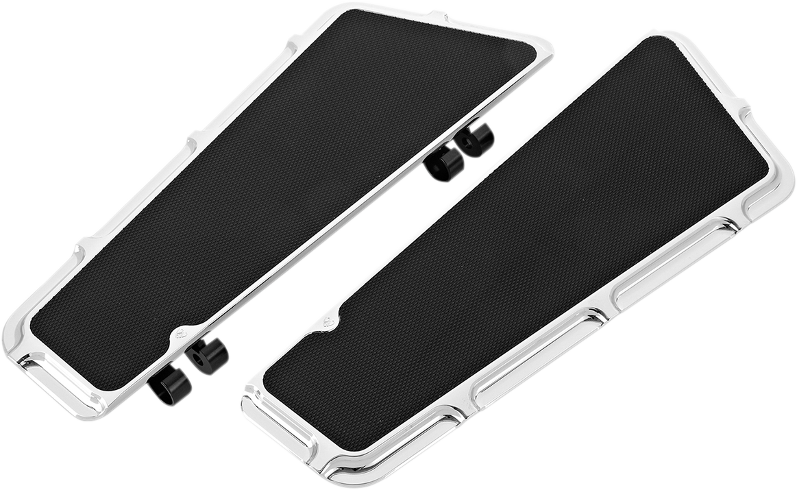 Beveled Adjustable Floorboards - Driver Floorboards - Beveled - Chrome [1621-0494]
