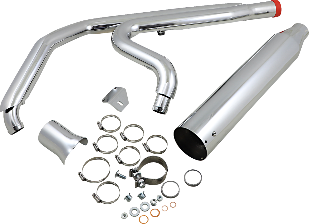 2-into-1 Outlaw Exhaust System - Chrome - No End Cap Included [1800-2514] - Image 2