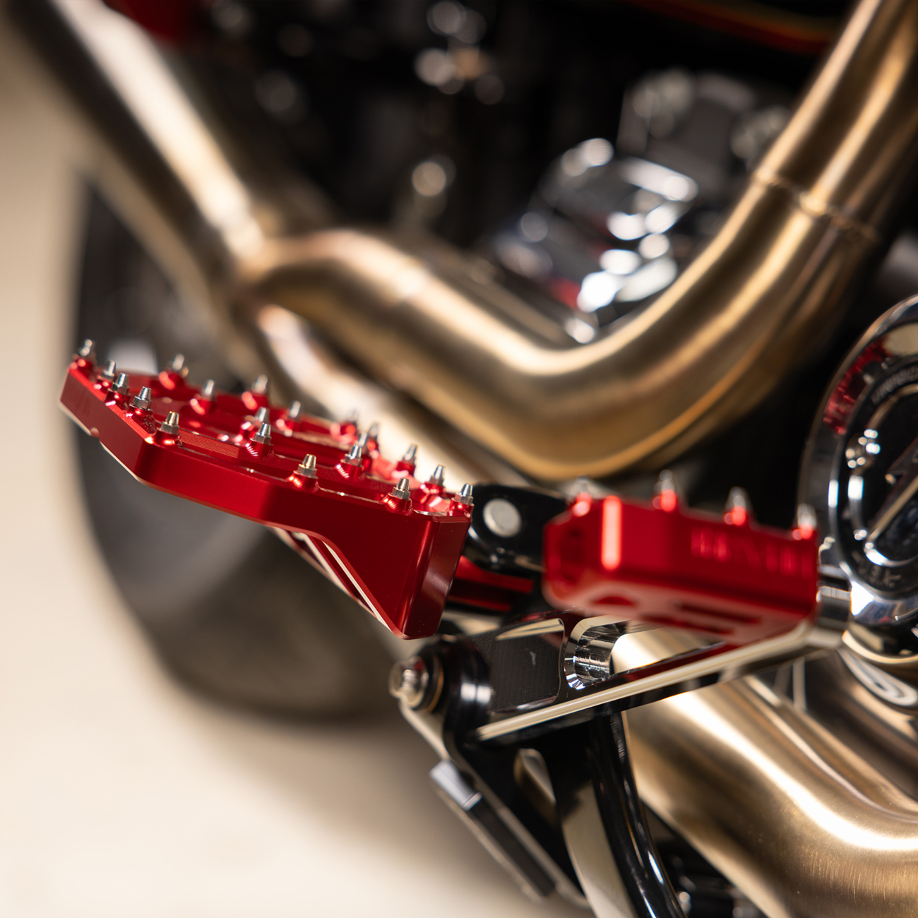 Mini Aggressor Floorboards - Red - Rear [1621-1228] - Image 4