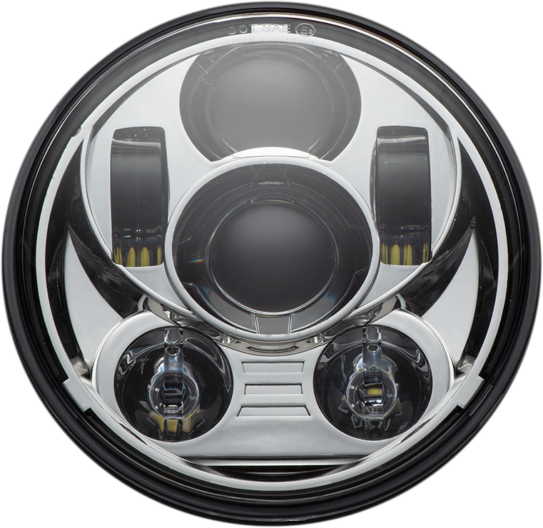 5-3/4" LED Headlamp - Headlamp - 5-3/4" - LED - Chrome [2001-2379]