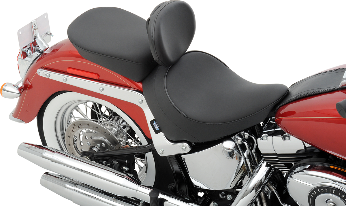 Backrest Compatible Solo Seat — Smooth - Solo Seat - Smooth - Backrest - FLST '00-'17 [0802-0806] - Image 3