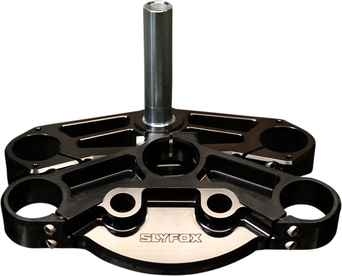 Custom 49 mm Triple Tree - Triple Tree - 49 mm - Black Anodized [0408-0393]