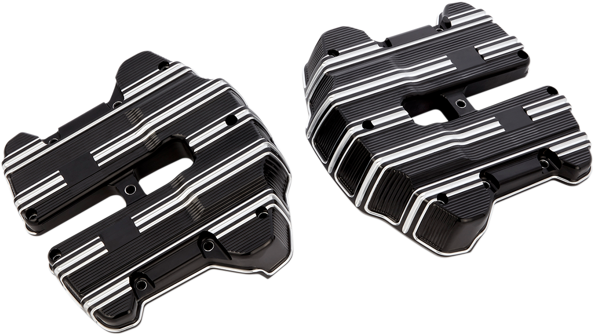 10 Gauge Rocker Box Top Covers - Rocker Box Covers - 10 Gauge - Black [0940-1663]
