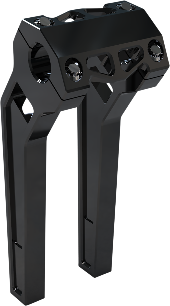 Performance Risers - Pullback - 10" x 1-1/4" - Black Anodized [0602-1208]