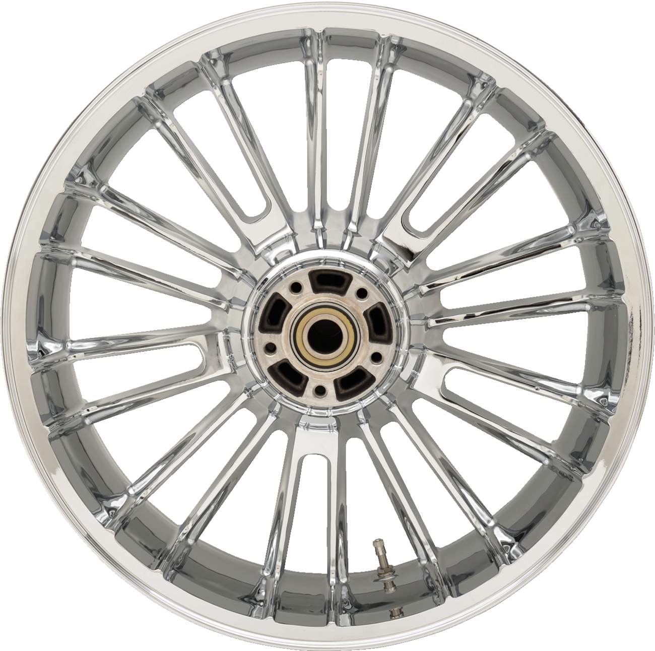 Atlantic Precision Cast 3D Wheel - Wheel - Atlantic 3D - Rear - Single Disc/without ABS - Chrome - 18x5.5 - '09+ FL [0202-2111] - Image 3