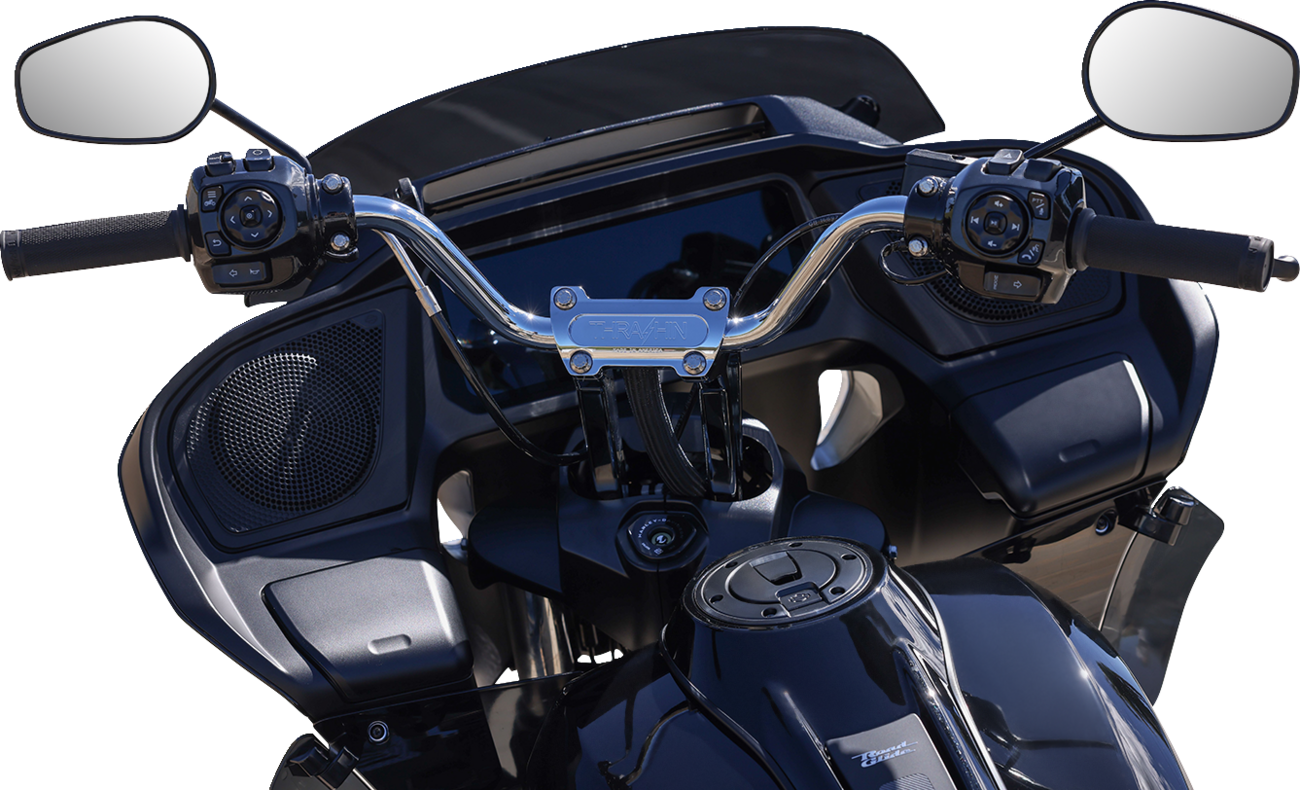 1" Handlebar - High Bend - Chrome [0601-6655] - Image 2