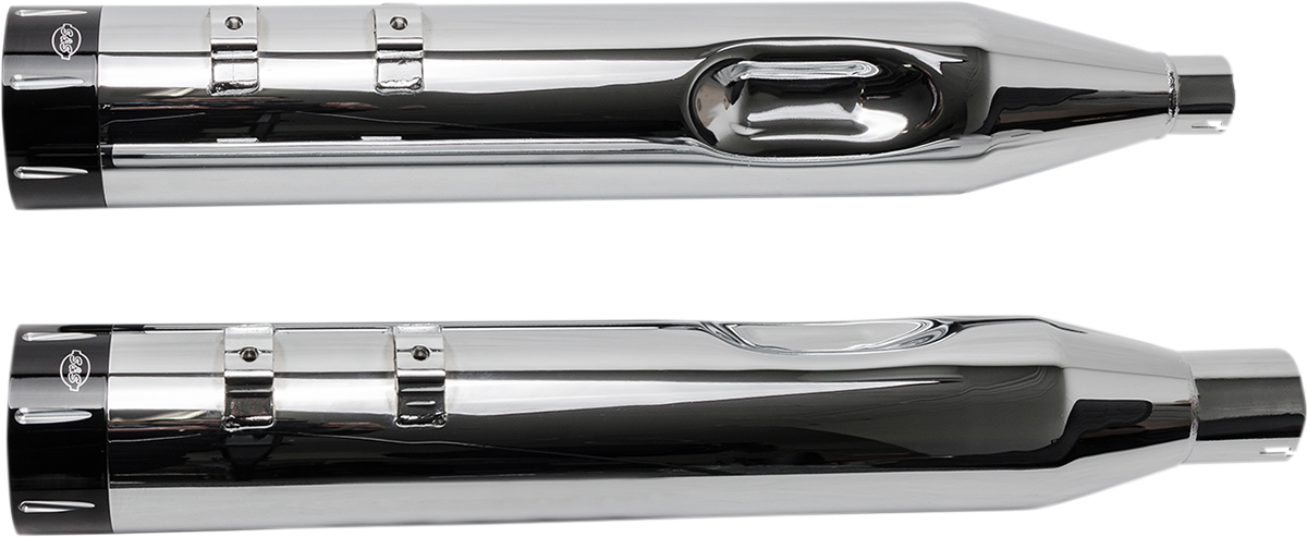 4-1/2" MK45 Performance Mufflers — Tracer - 4-1/2" MK45 Performance Mufflers - Black Tracer [1801-1079] - Image 2