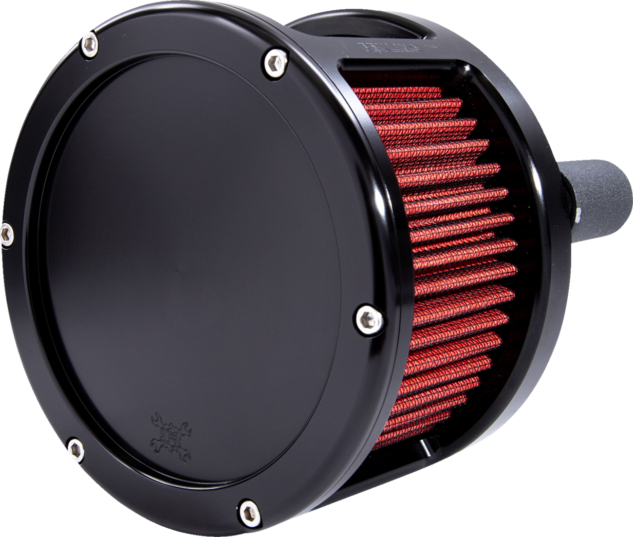 BA Race Series Air Cleaner Kit - Black Anodized - Red filter [1010-3137]