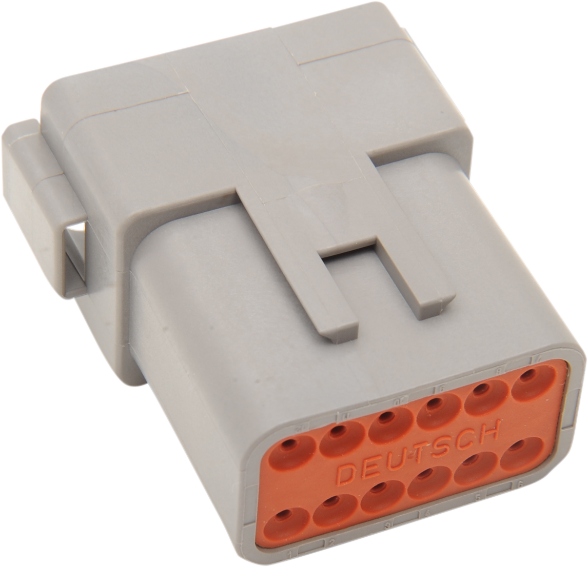 Deutsch DT Sealed Connector Component — Wiring Connector - Deutsch Receptacle - 12 Pin - Gray [2120-0049]