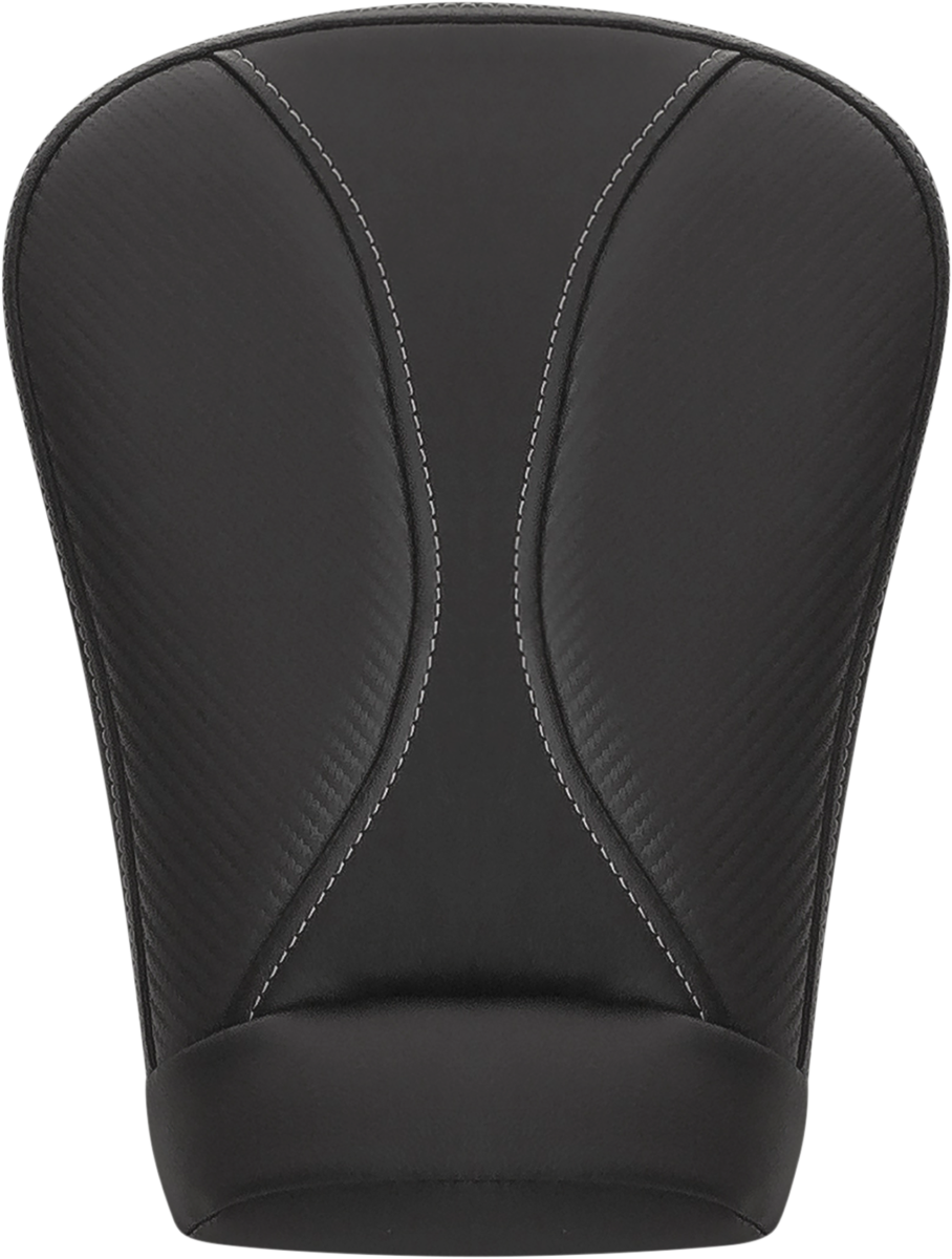 Dominator Pillion Pad - Extended Reach - Black w/ Gray Stitching - FL '08-'25 [0801-1293]