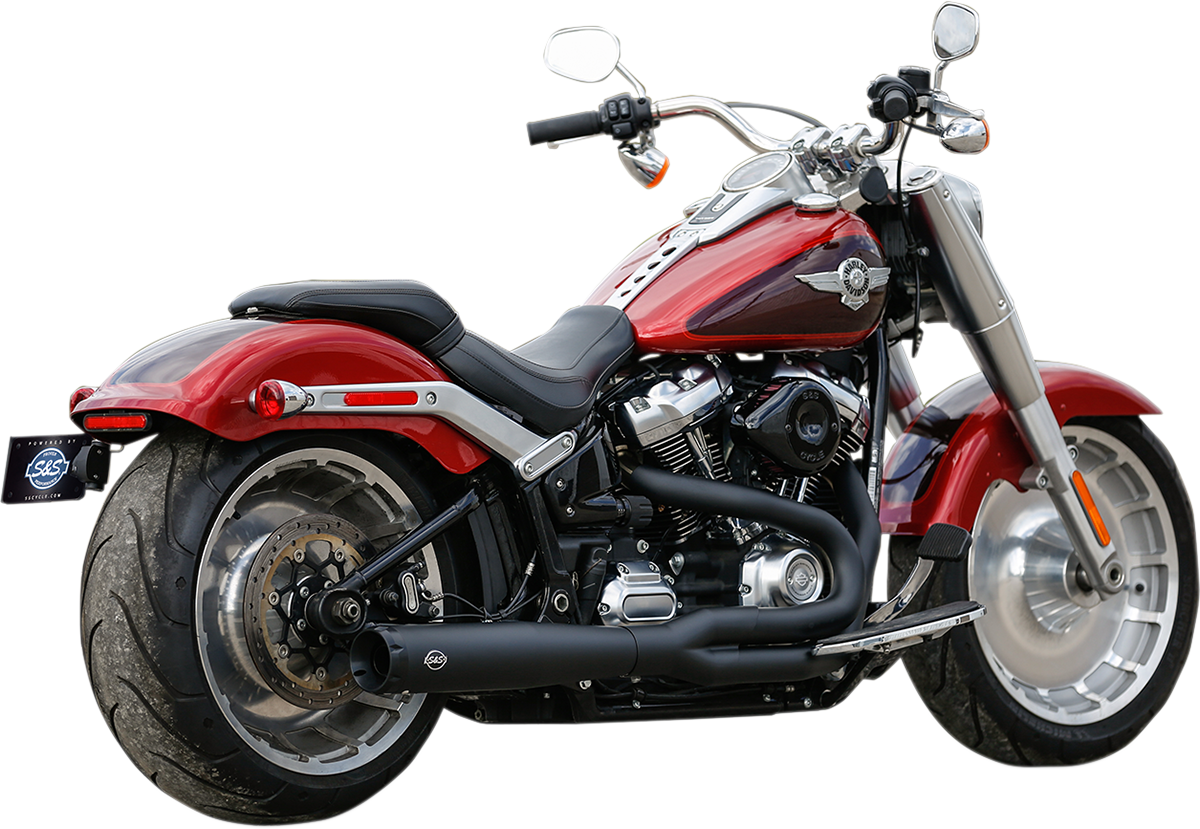 SuperStreet 2:1 50 State Exhaust System - 2:1 50 State Exhaust for M8 Softail - Black [1800-2485] - Image 2