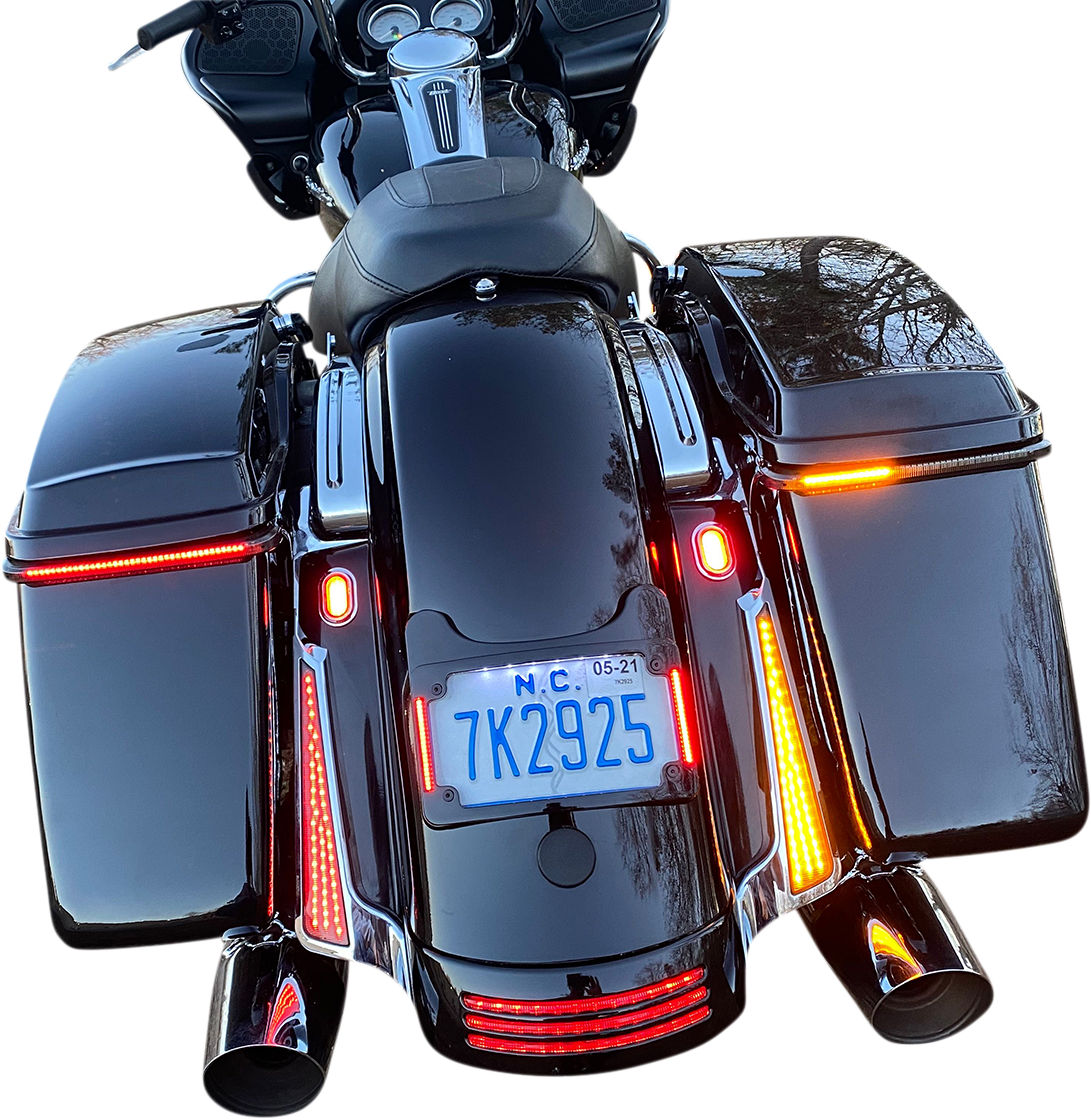 Dual Color Fascia LED Panel Lights - Panel Lights - Chrome - Smoke Lens [2040-2725] - Image 2