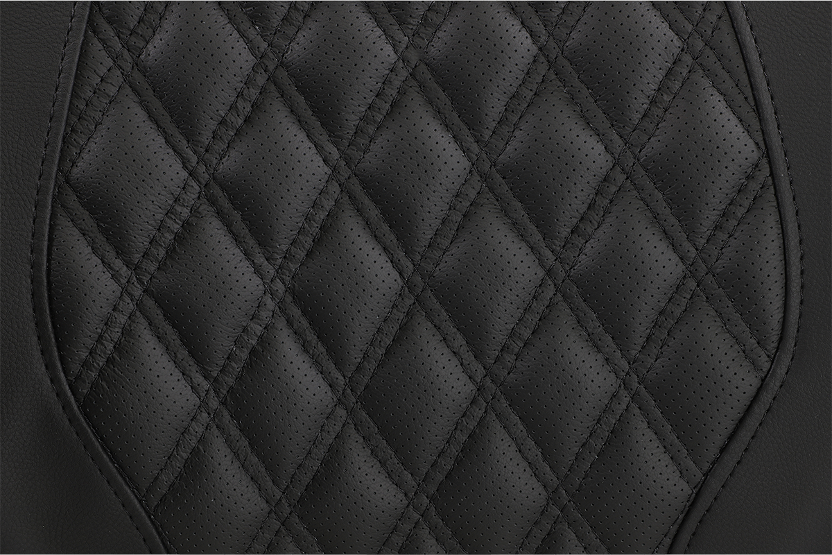 Tour Pak® Backrest Pad - Tour-Pak® Backrest Pad - RoadSofa - Lattice Stitched Seat - Black - FL '14-'23 [0801-1364] - Image 2