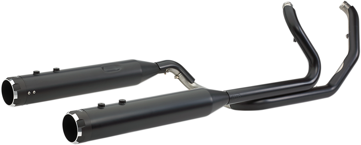 El Dorado Dual Exhaust System - Black - Black Thruster [1800-2528] - Image 2