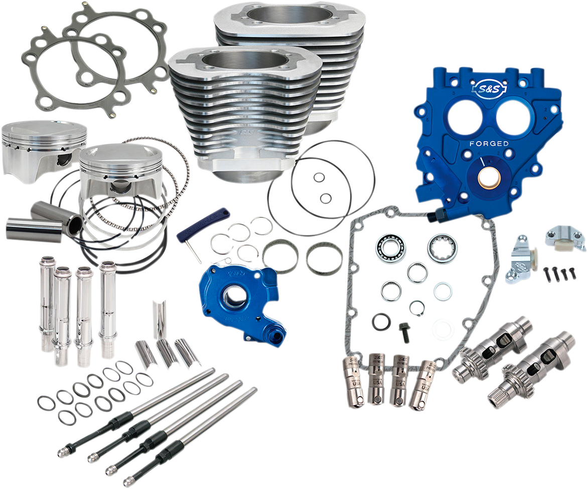 100" Power Package Engine Performance Kit - 100" Power Package - 585CE - Chain Drive - Silver - Twin Cam 88 [0904-0025]
