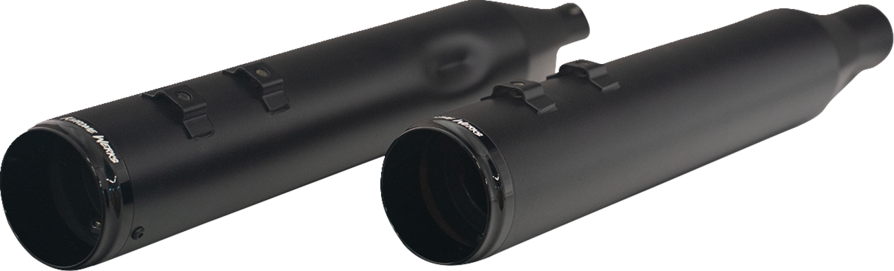 4-1/2" HP-Plus® Slip-On Mufflers with Race Tip - Black - Twin Cam [1801-1829]