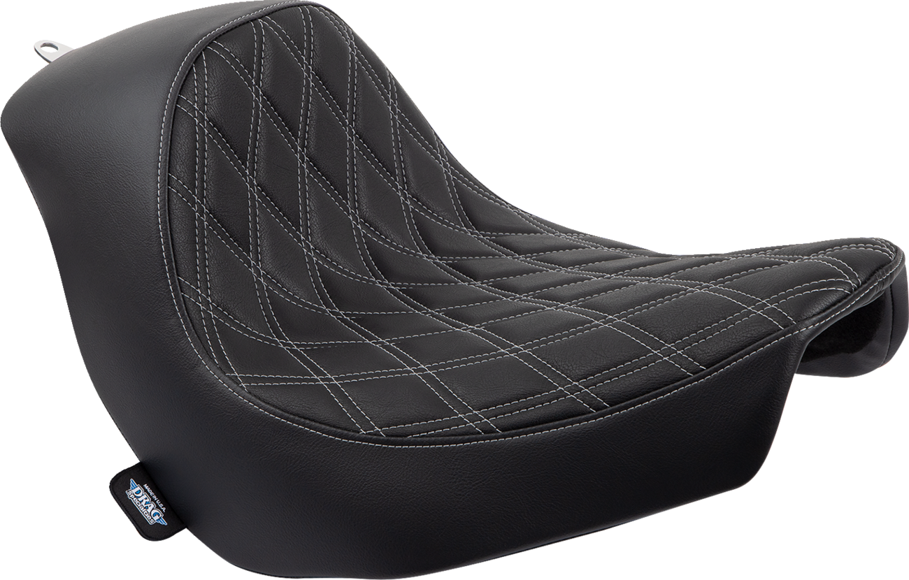 Solo Seat - Double Diamond - Silver Stitching - FL/FX '18-'23 [0802-1514]