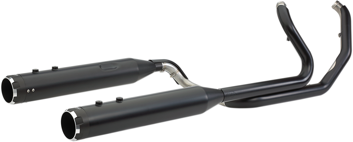 El Dorado Dual Exhaust System - Black - Black Thruster [1800-2525] - Image 2