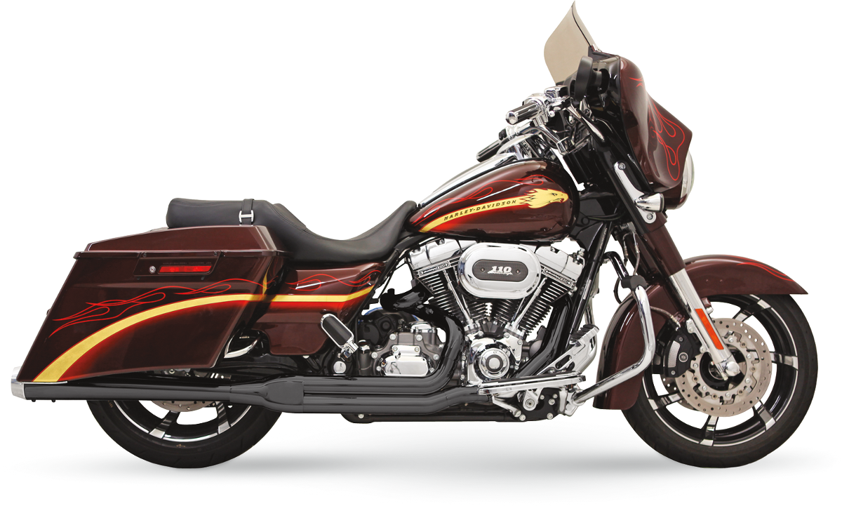 Road Rage 2:1 Touring Exhaust - Road Rage 2:1 Exhaust - Black [1800-1238]
