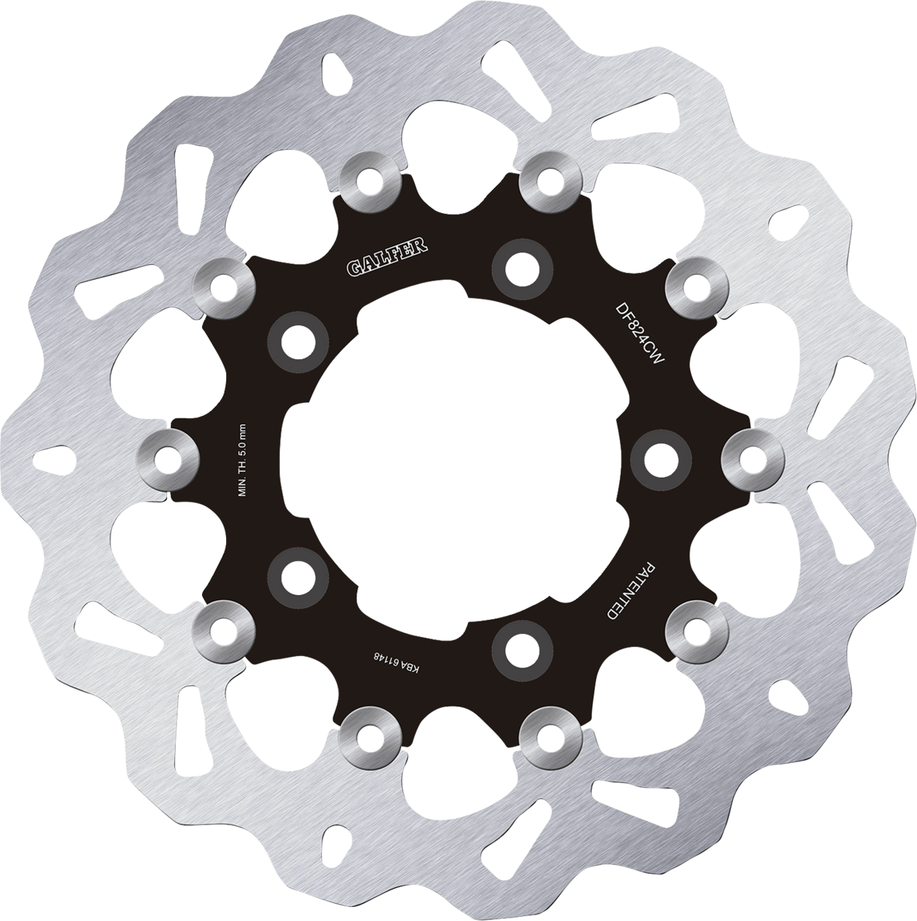 Brake Rotors - Brake Rotor - Rear - Black Carrier [1710-3626]