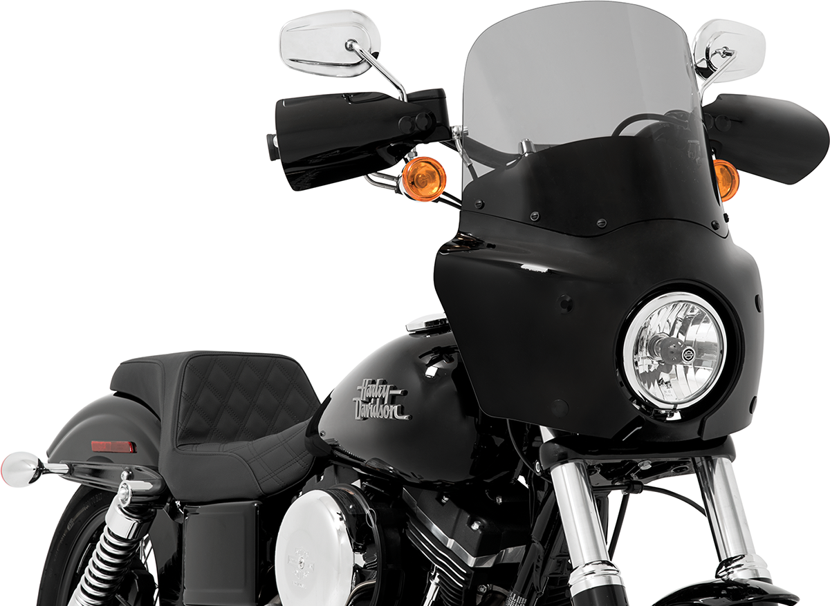 Road Warrior Windshield — without Vent - Road Warrior Windshield - Black Smoke - 13" [2350-0449]
