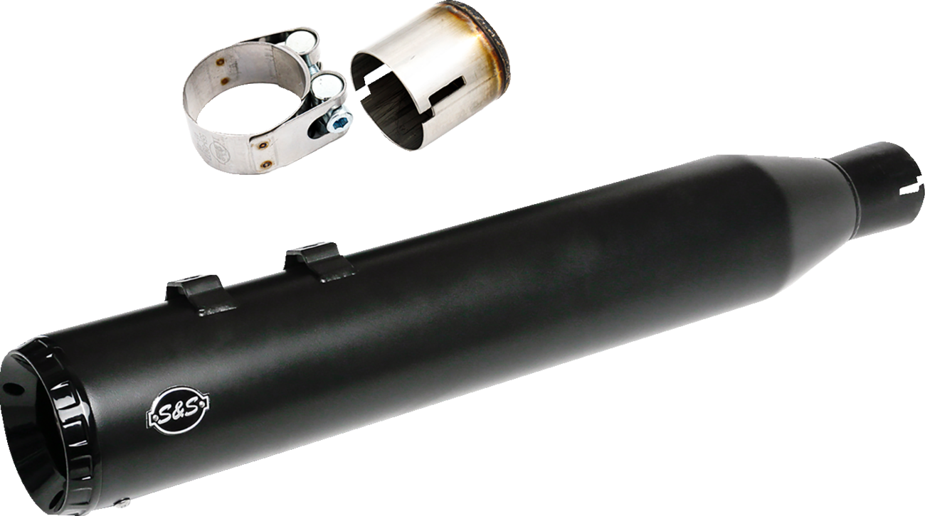 2-into-1 Swindler Exhaust Conversion Kit - 4-1/2" - Black - M8 Touring [1801-1849] - Image 2