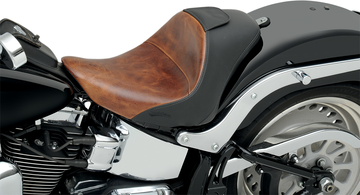 Renegade™ Lariat Leather Solo Seat - Lariat Seat - Softail '06-'17 [0802-0748] - Image 3