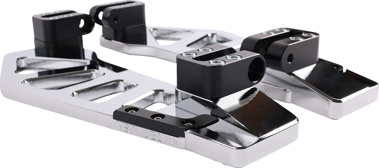 Floorboard Extensions - Apex Floorboard Tail Extension with 1/2" Lift Kit - Chrome [1621-1113] - Image 2