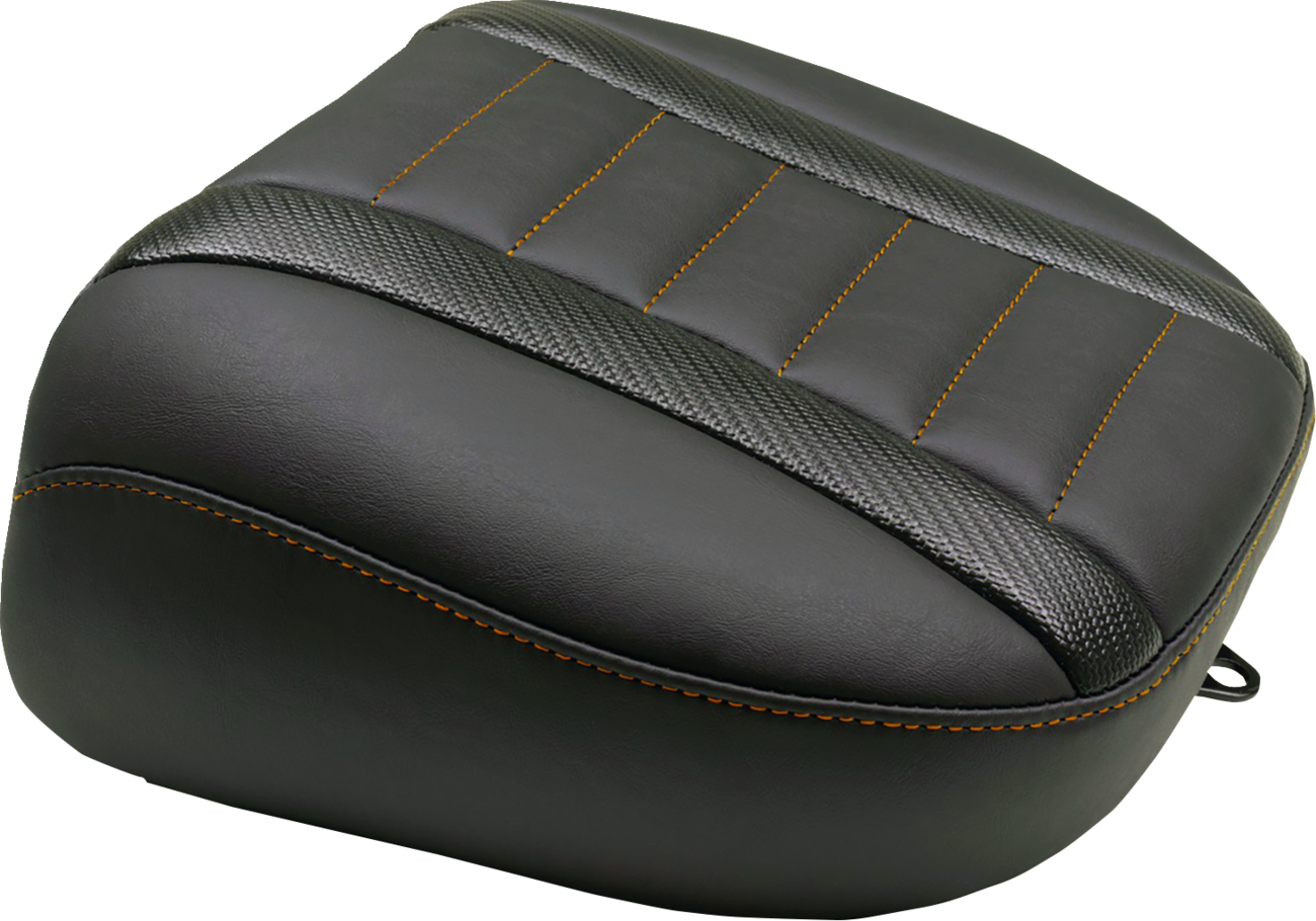 Deluxe Touring Passenger Seat - Mandarin Orange Stitch - FLT/FLH '23-'25 [0801-2164]