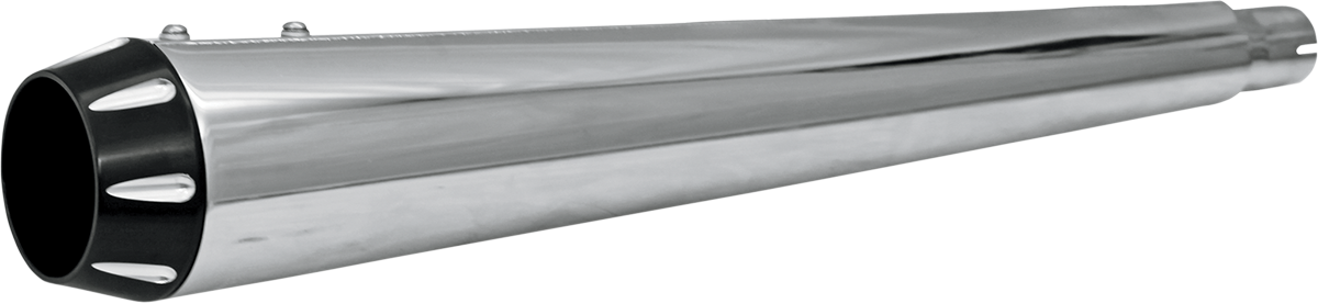 End Cap - Black - Fluted - Megaphone [1860-0532]