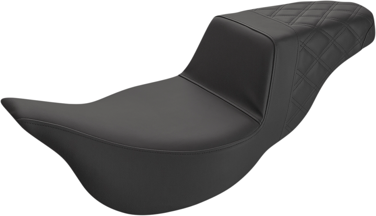 Extended Reach Step-Up Seats - Step-Up Seat - Extended Reach - Rear Lattice Stitch - Black - FL '08-'24 [0801-1286]