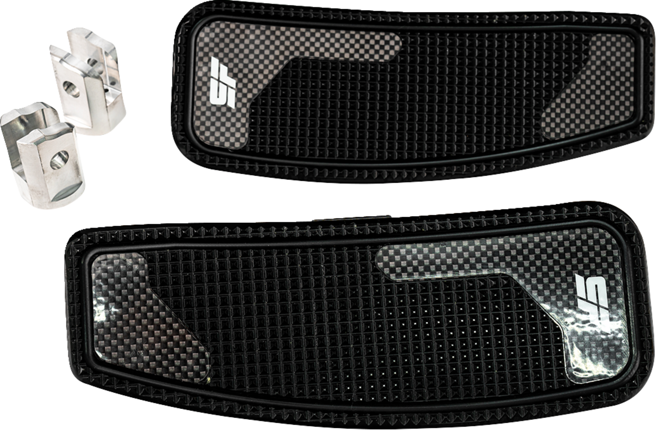 Mini Floorboards - Black Anodized - Male Mount - M8 [1621-1156]