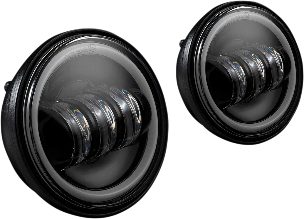 ProGLOW™ 4-1/2" Passing Lamps with Color Changing Halos - 4-1/2" Passing Lamps - Black [2001-2419]